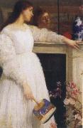 James Abbott McNeil Whistler Symphony in White Germany oil painting artist